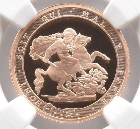 2017 GREAT BRITAIN 1 SOVEREIGN GOLD 200TH (1 of 2)