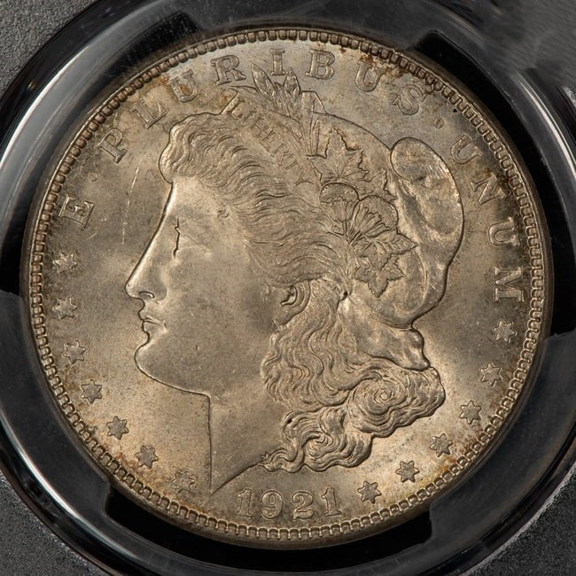 1921-S $1 MORGAN SILVER DOLLAR - ORIGINAL - PCGS (1 of 2)