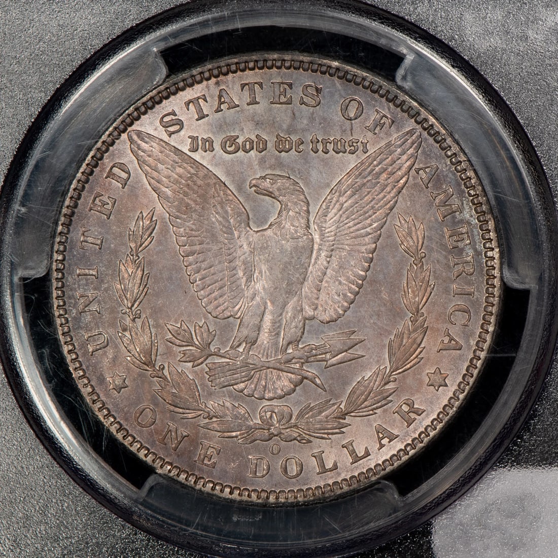 1894-O $1 MORGAN DOLLAR - COLORFUL TONING: 1894-O $1 Morgan Dollar - Colorful Toning Brand/Mint: New Orleans Year: 1894 Fineness: 0.9 Country of Origin: United States Accessories: None Accessories Notice: When purchasing pre-owned goods, pl