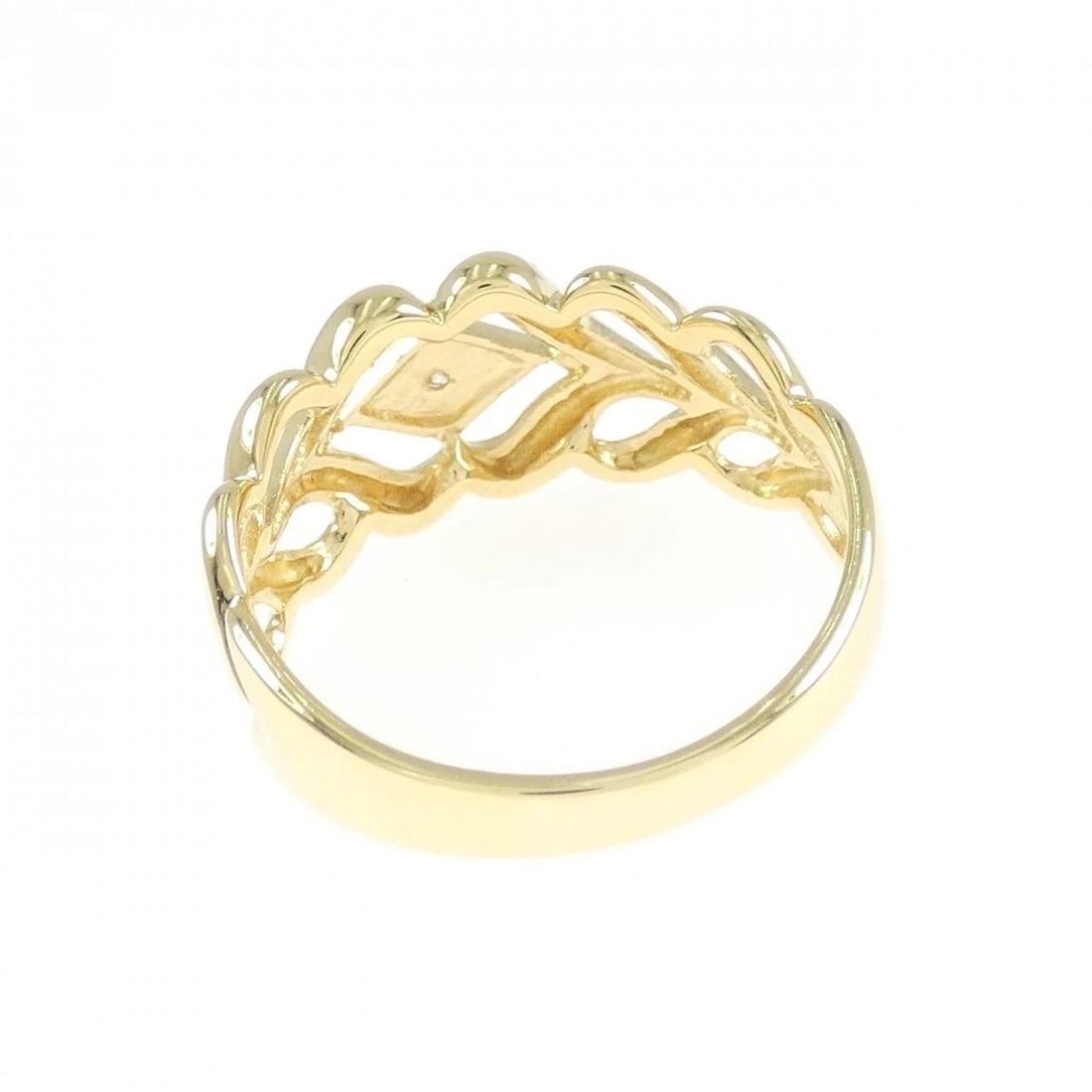 K18YG DIAMOND RING - 2