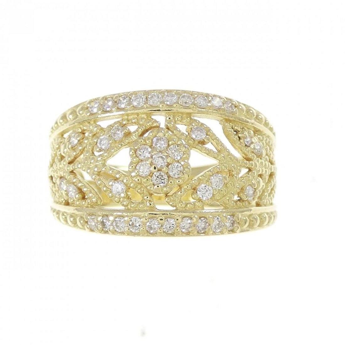 K18YG DIAMOND RING - 2