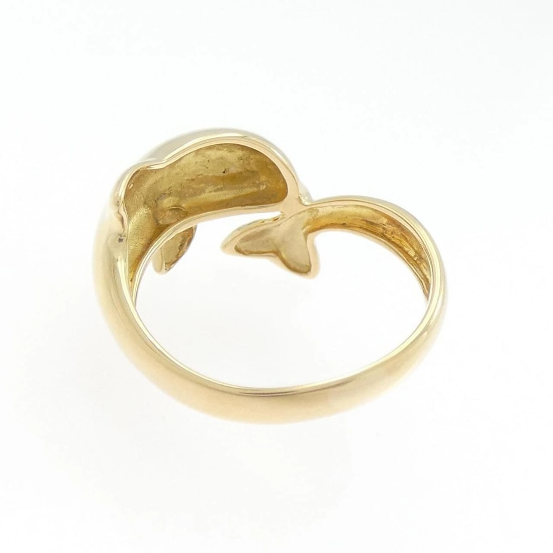 K18YG DOLPHIN RING - 3