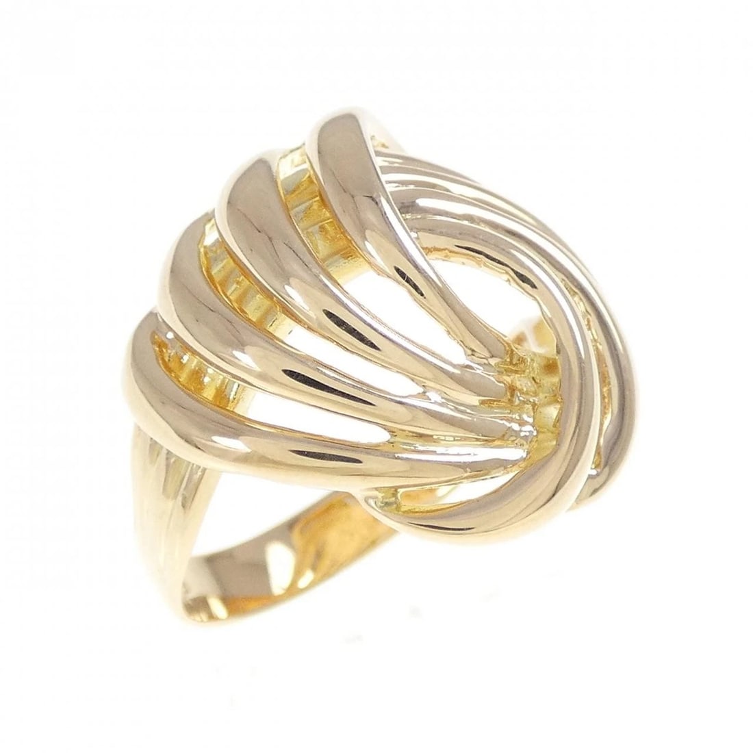 K18YG RING: K18YG ring Brand: Unbranded Type: Ring Material: K18YG, Color: Yellow gold Size: US5 3/4 Accessories: None Accessories Notice: When purchasing pre-owned goods, please refer to the photos of the items