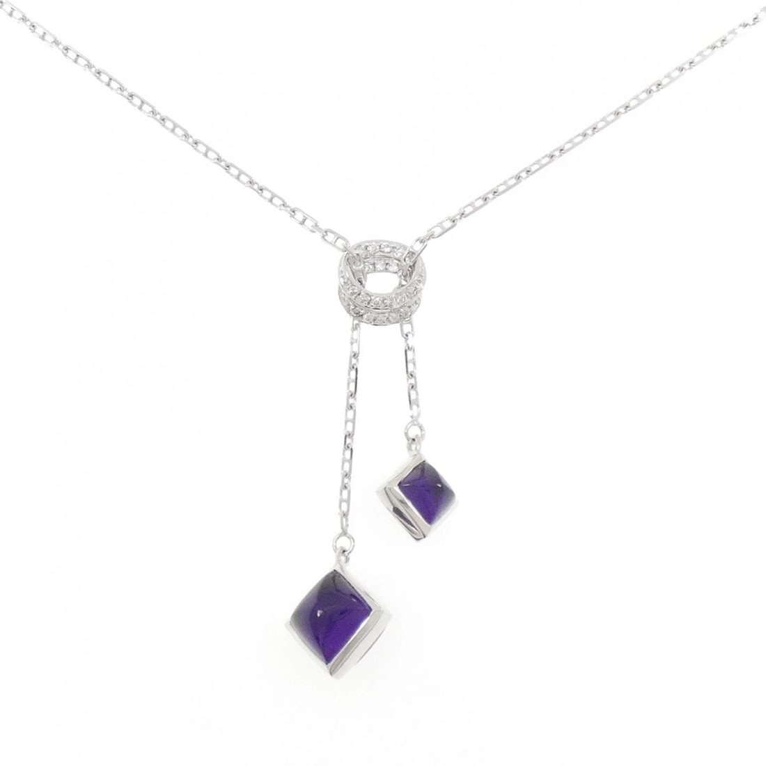 750WG AMETHYST NECKLACE (1 of 4)