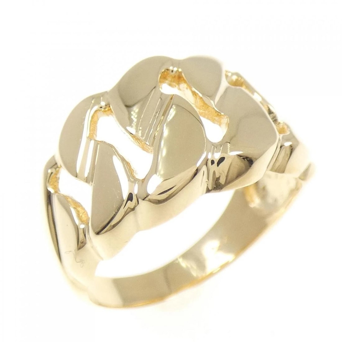 K18YG RING: K18YG ring Brand: Unbranded Type: Ring Material: K18YG, Color: Yellow gold Size: US6 1/4 Accessories: None Accessories Notice: When purchasing pre-owned goods, please refer to the photos o