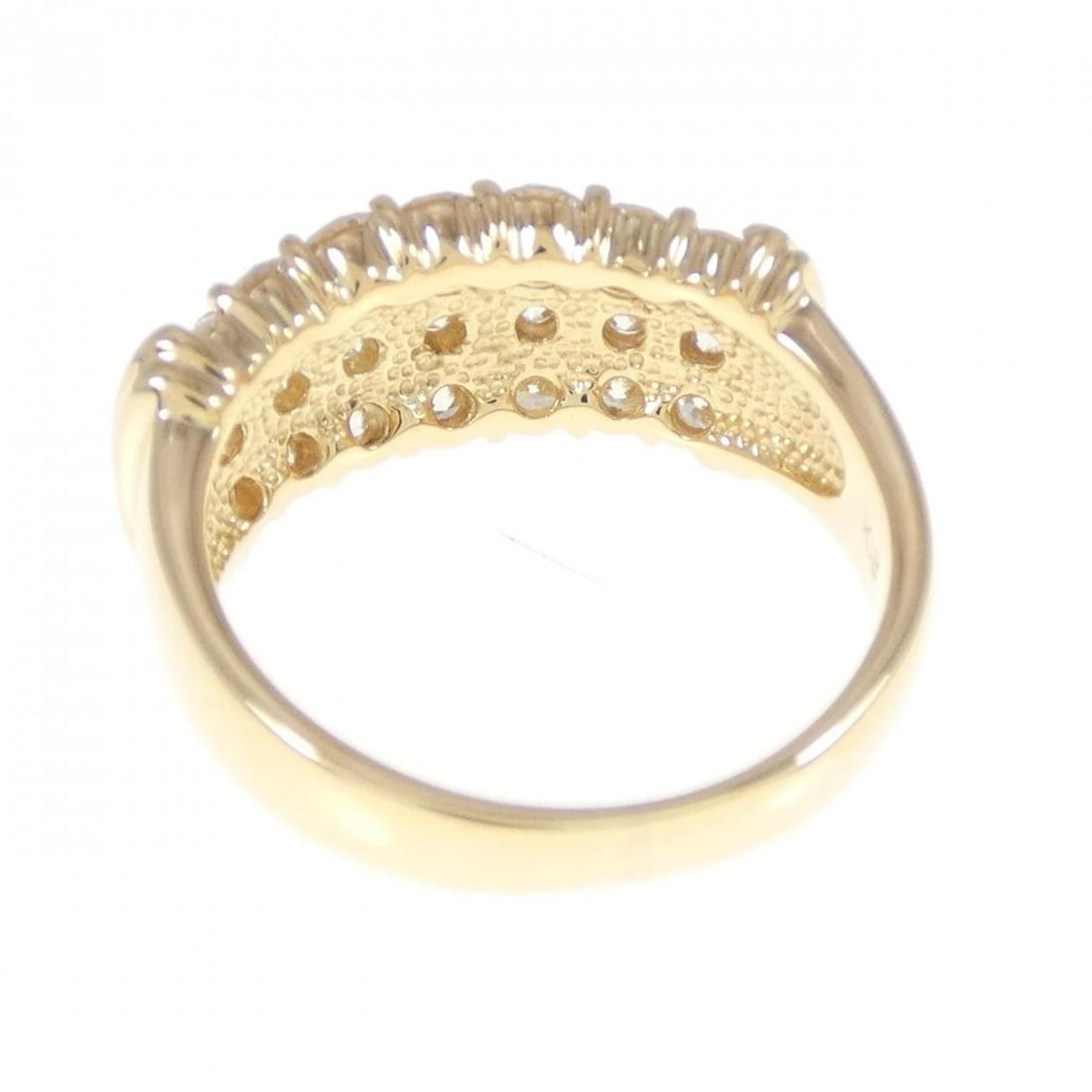 K18YG DIAMOND RING - 2