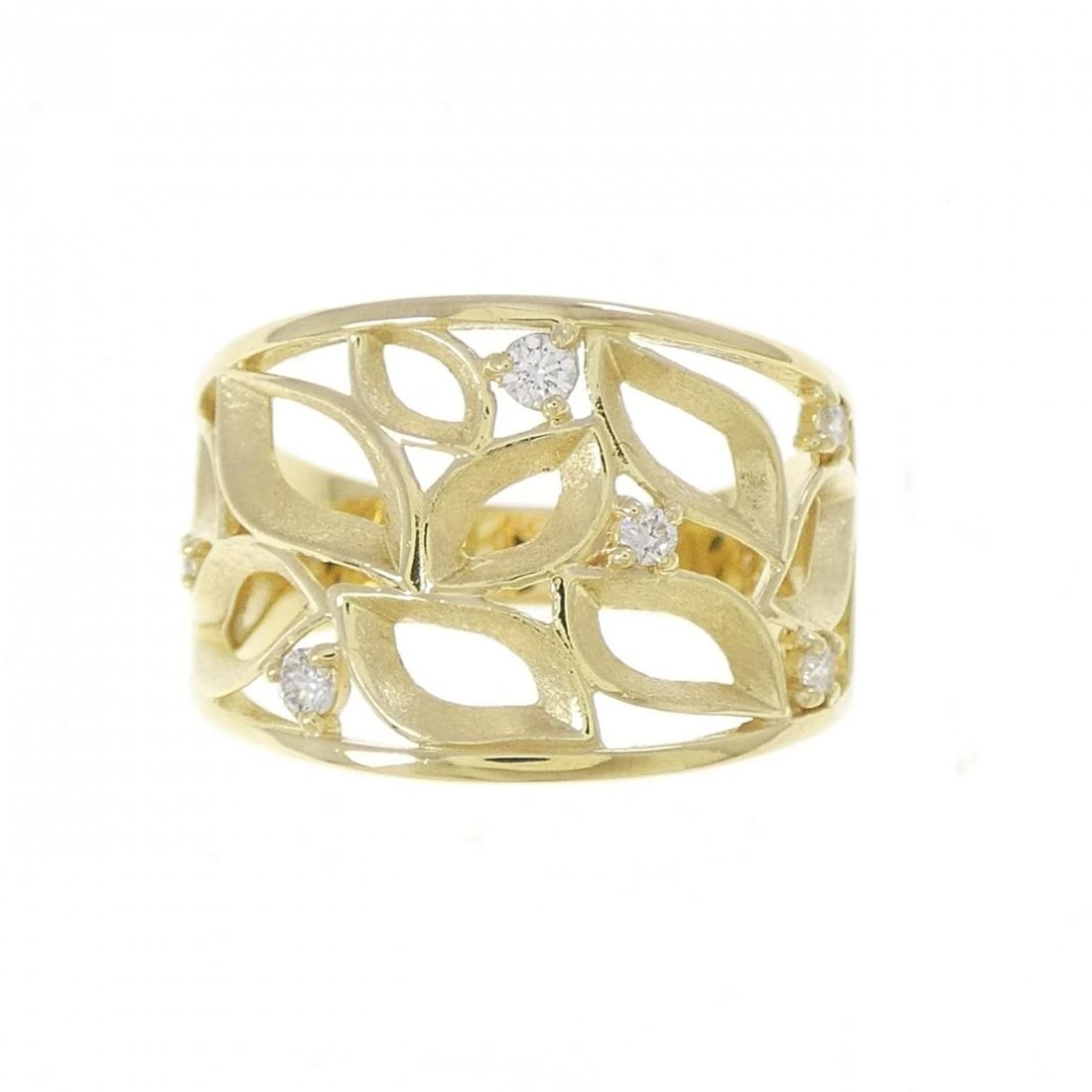 K18YG DIAMOND RING - 2