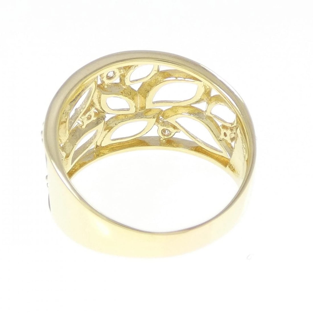 K18YG DIAMOND RING - 3
