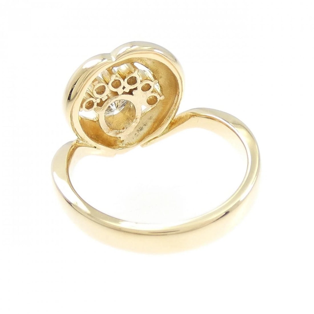 K18YG DIAMOND RING - 2
