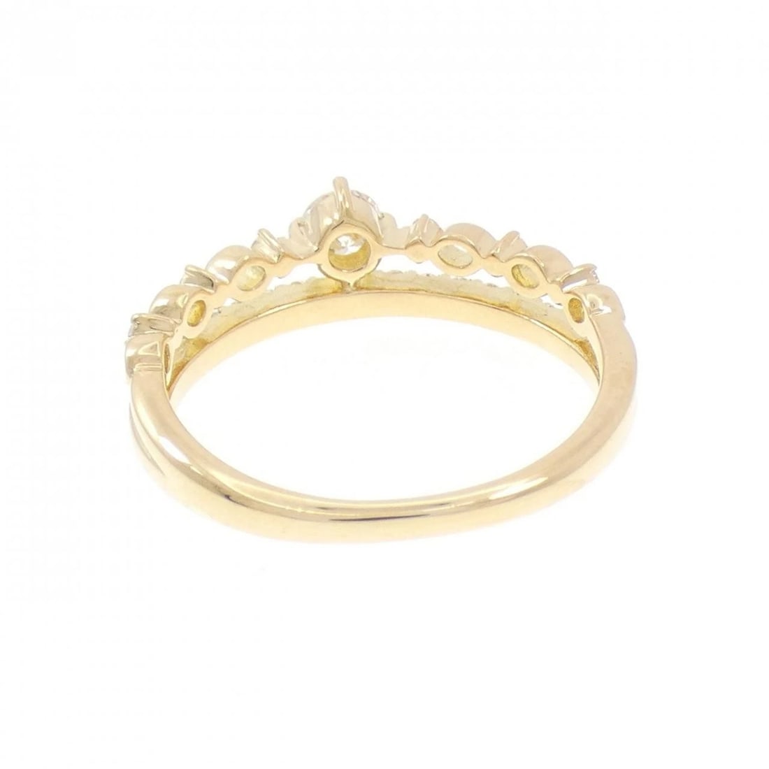 K18YG DIAMOND RING - 2