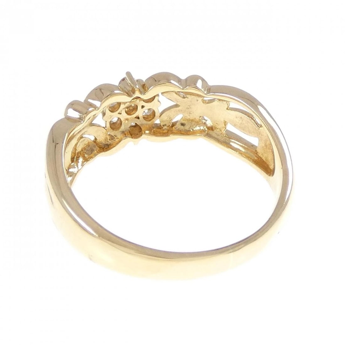 K18YG DIAMOND RING - 3