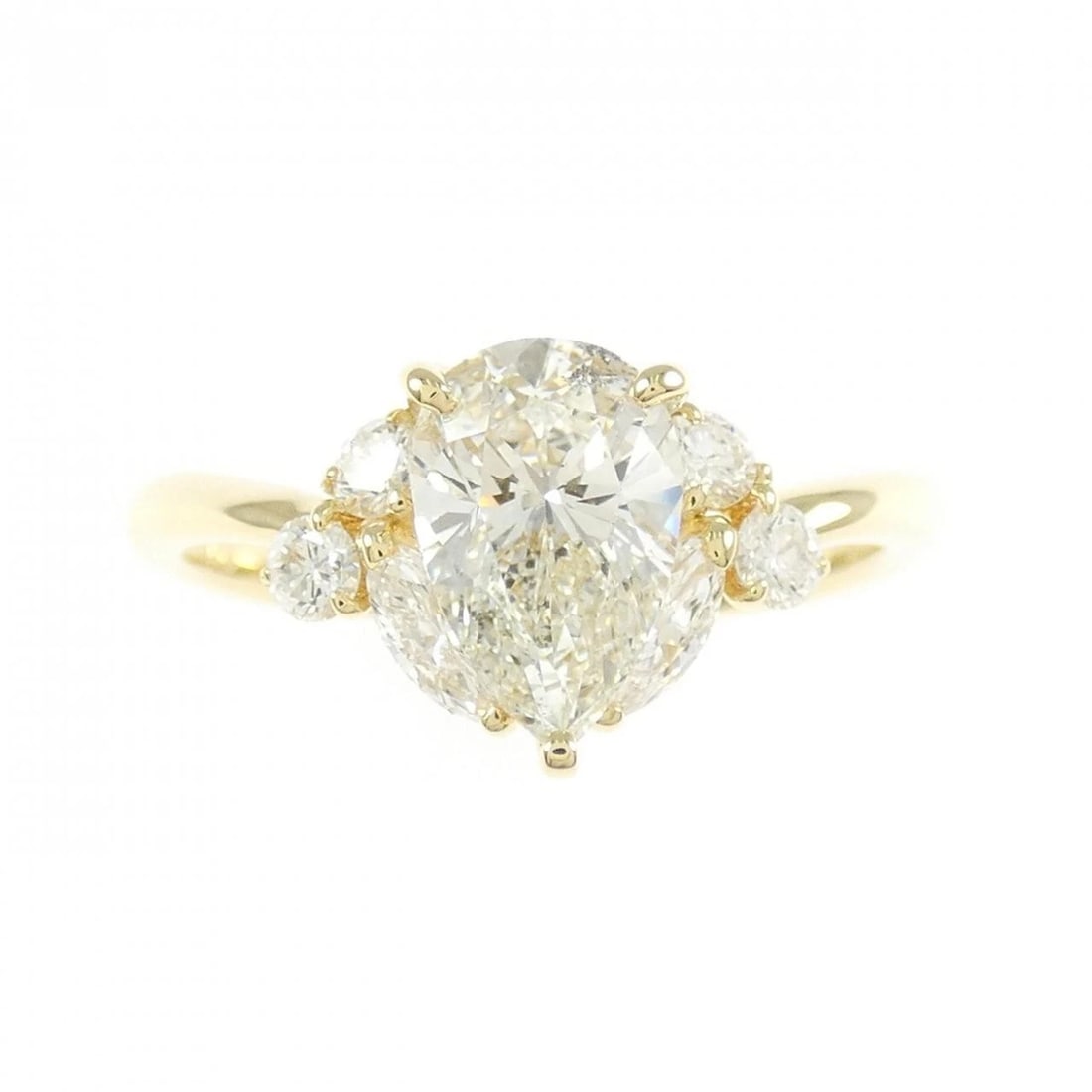 K18YG DIAMOND RING - 2