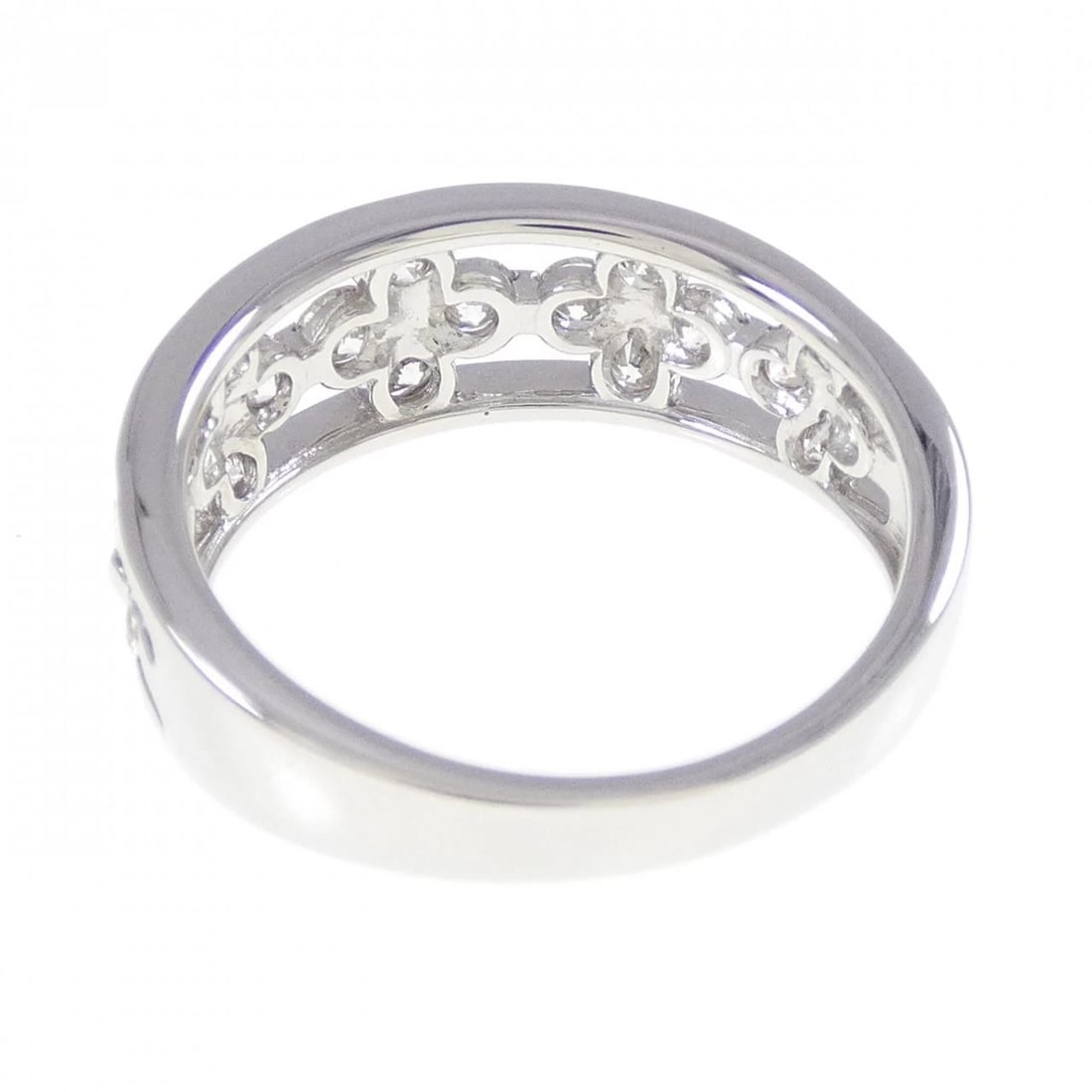PT900 FLOWER DIAMOND RING - 2