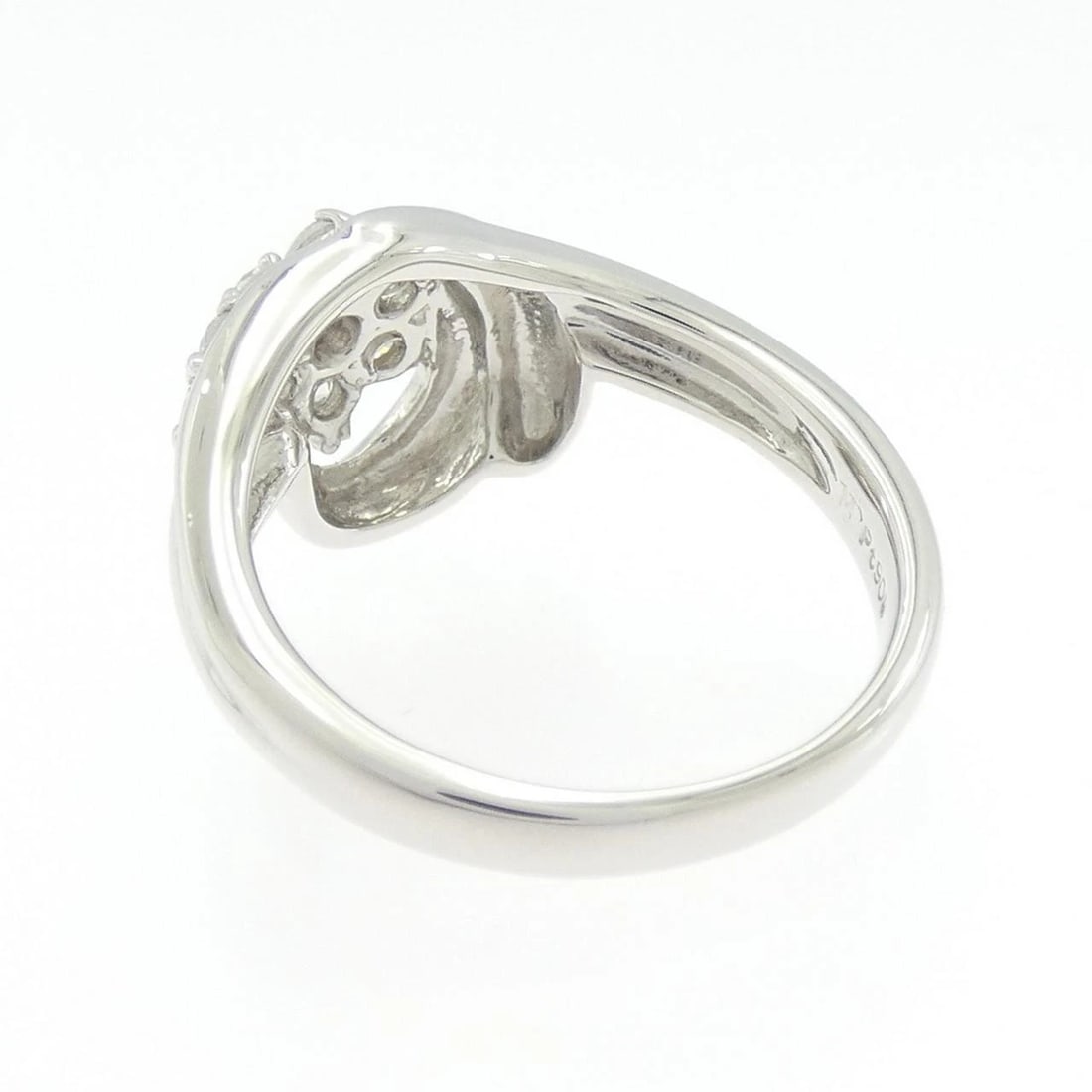 PT900 FLOWER DIAMOND RING - 2