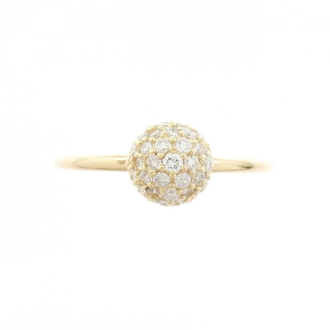 K18YG DIAMOND RING - 2