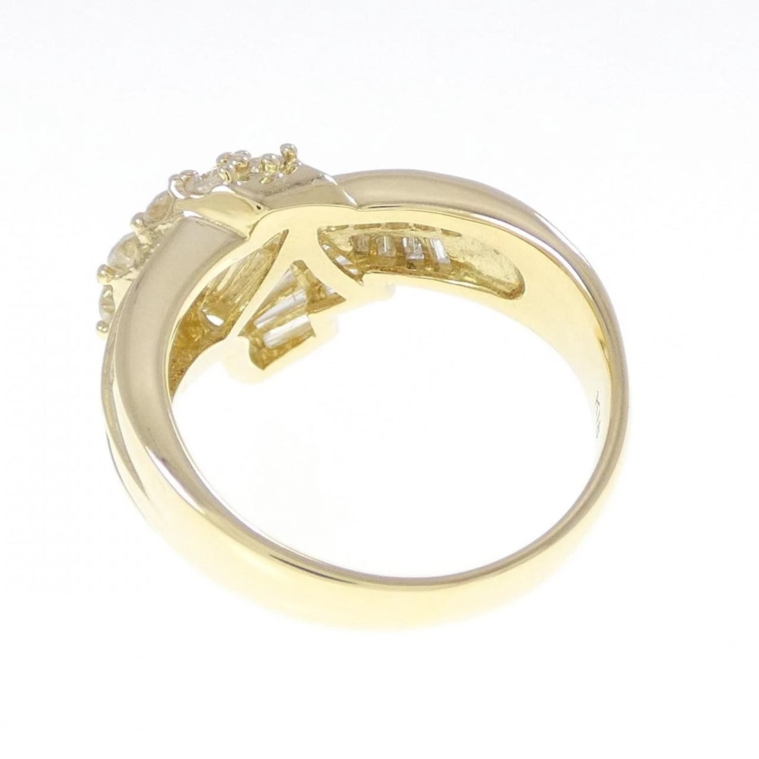 K18YG DIAMOND RING - 3