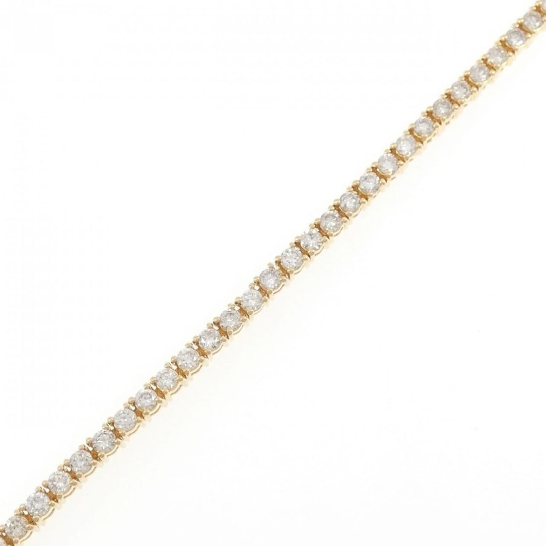 18K YELLOW GOLD DIAMOND BRACELET (1 of 4)