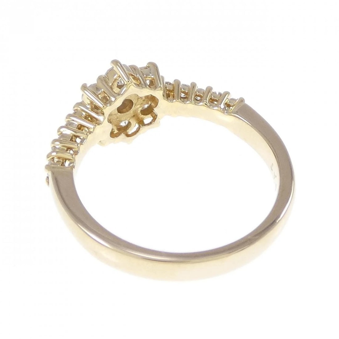 K18YG DIAMOND RING - 2