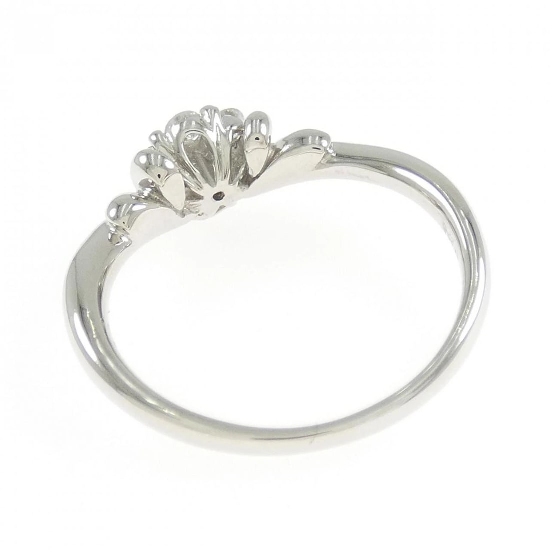PT900 FLOWER DIAMOND RING - 3