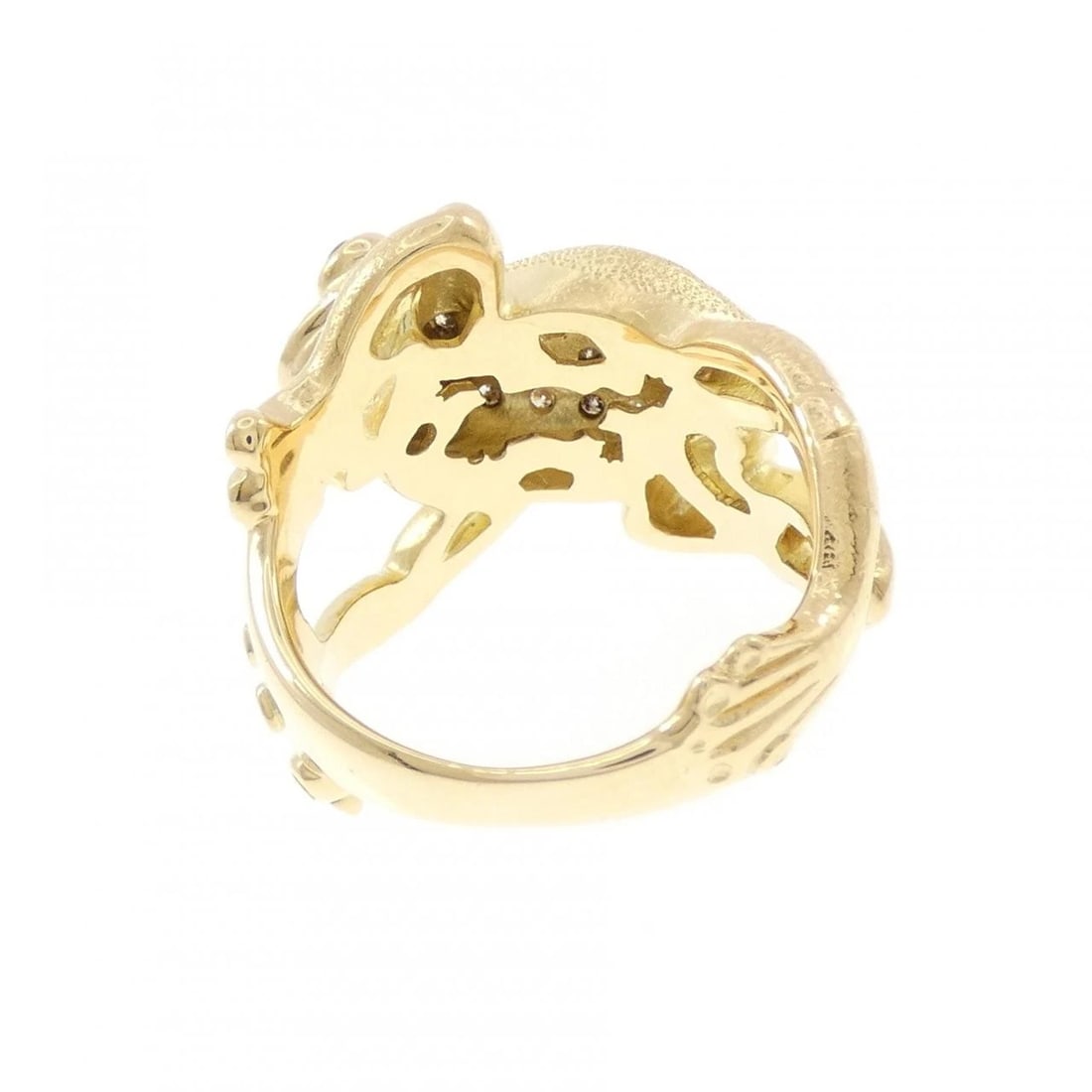 K18YG FROG RUBY RING - 3