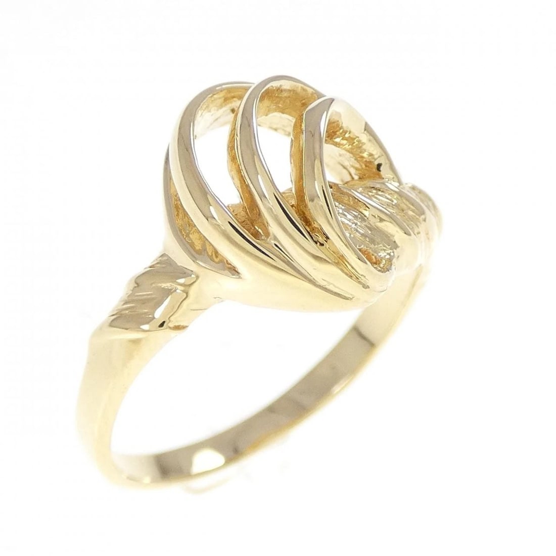 K18YG RING: K18YG ring Brand: Unbranded Type: Ring Material: K18YG, Color: Yellow gold Size: US6 3/4 Accessories: None Accessories Notice: When purchasing pre-owned goods, please refer to the photos of the items