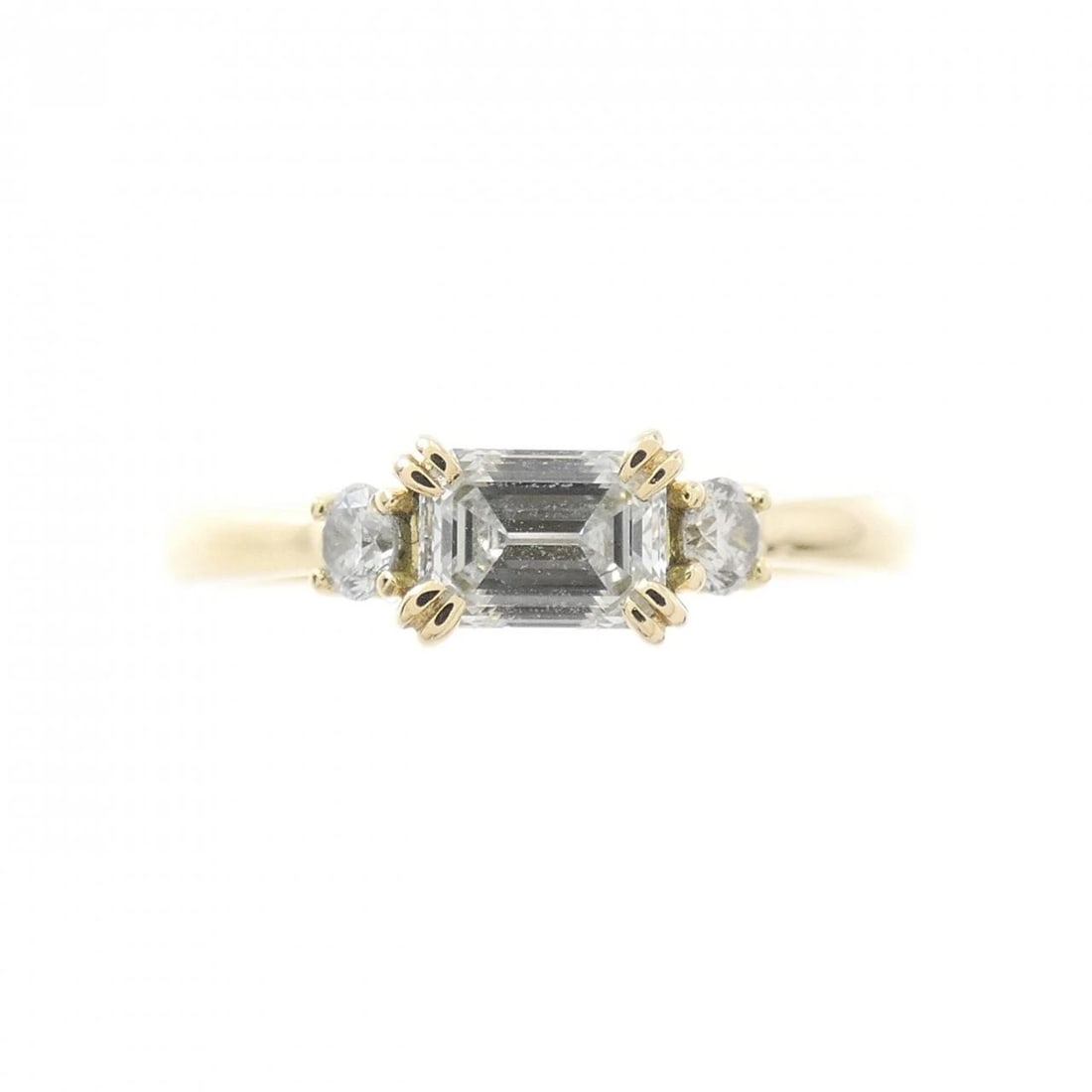 K18YG DIAMOND RING - 2