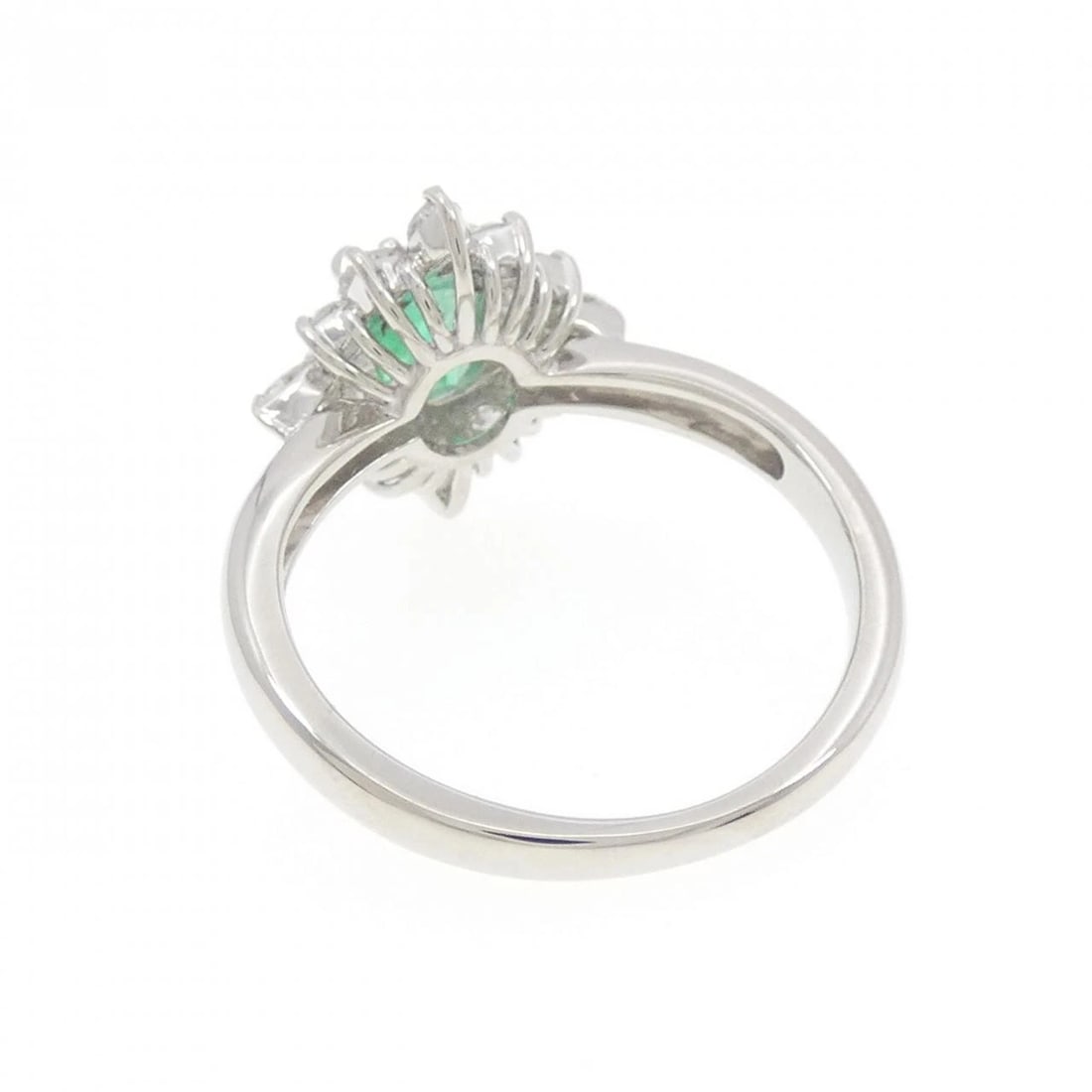 PT900 EMERALD RING - 2