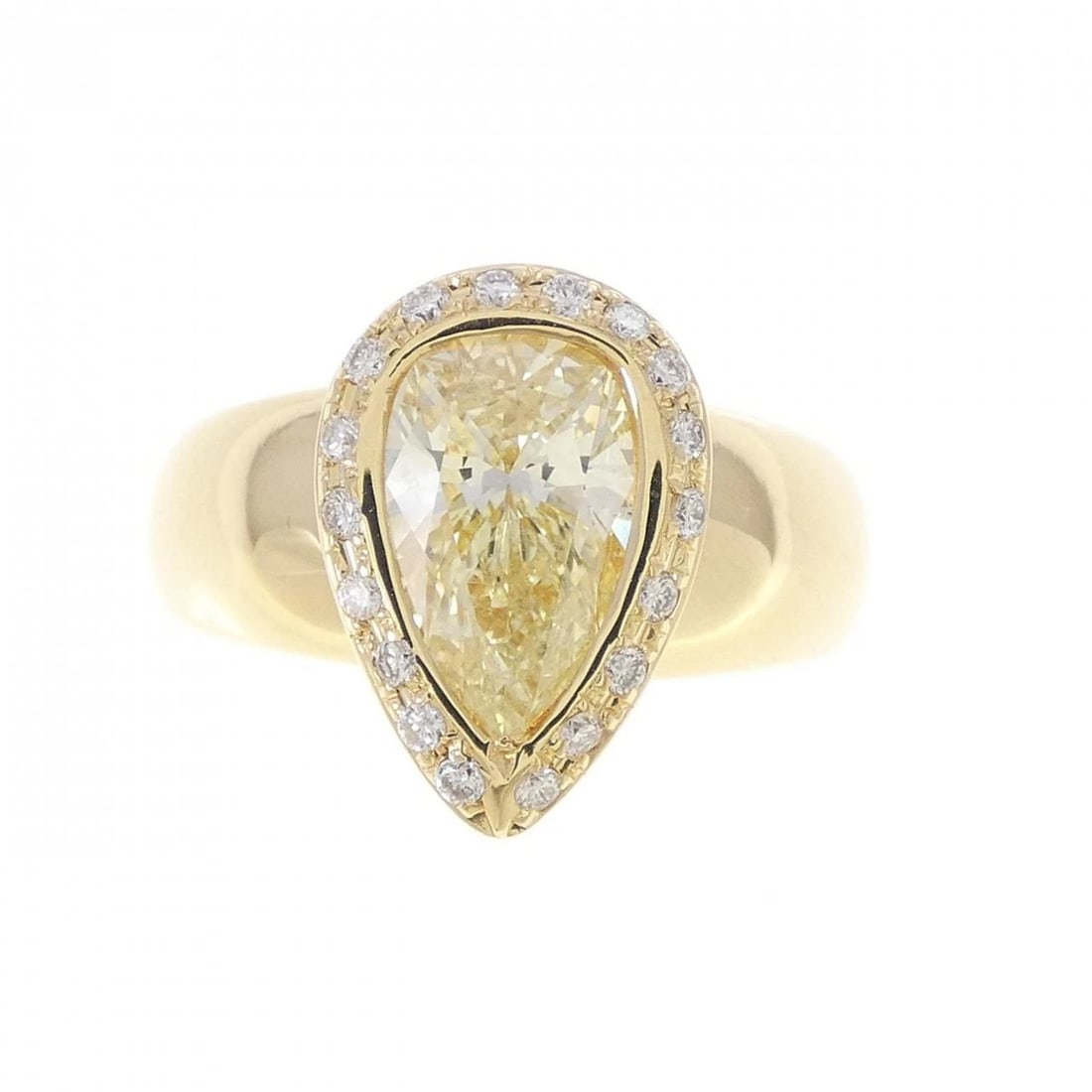 K18YG DIAMOND RING - 2