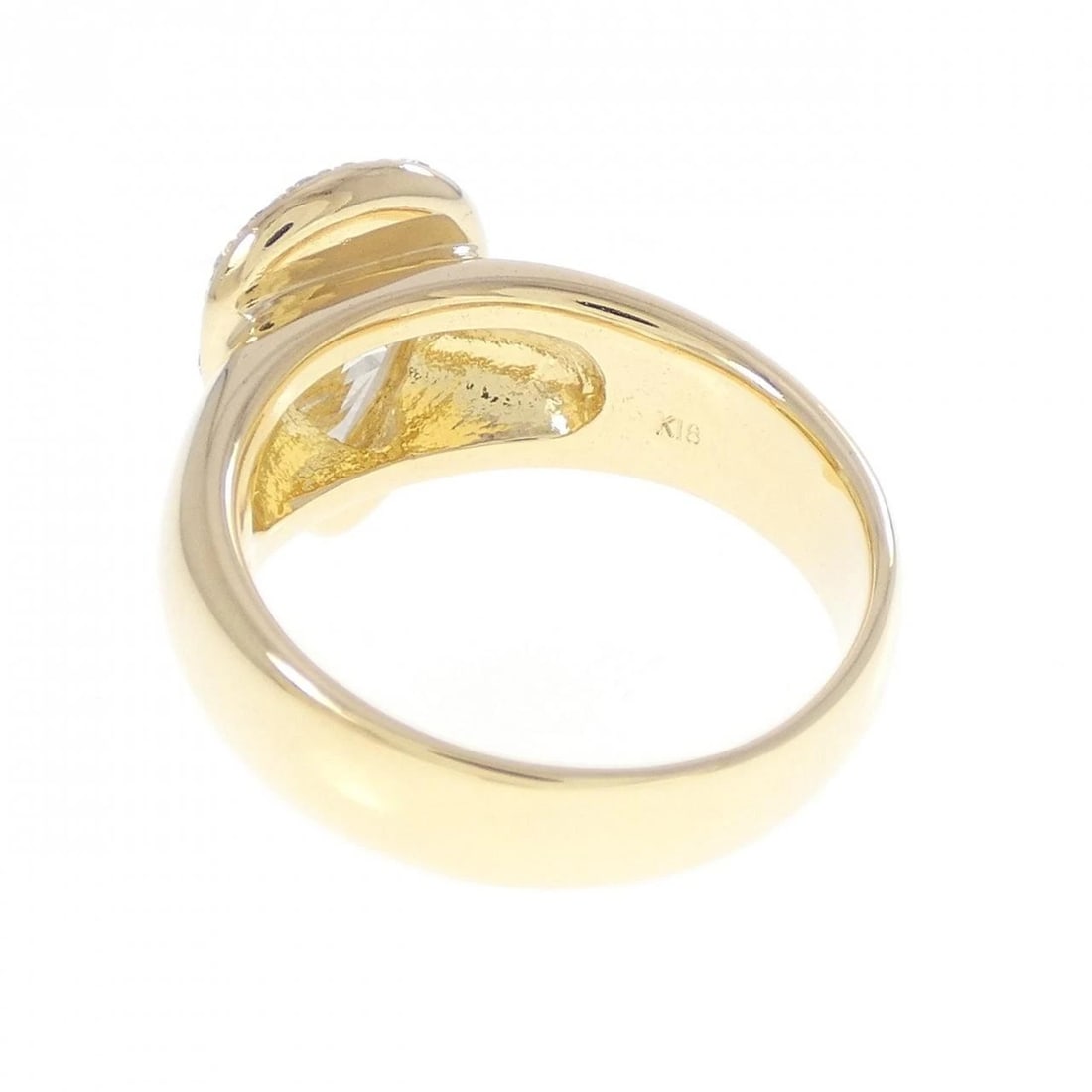 K18YG DIAMOND RING - 3