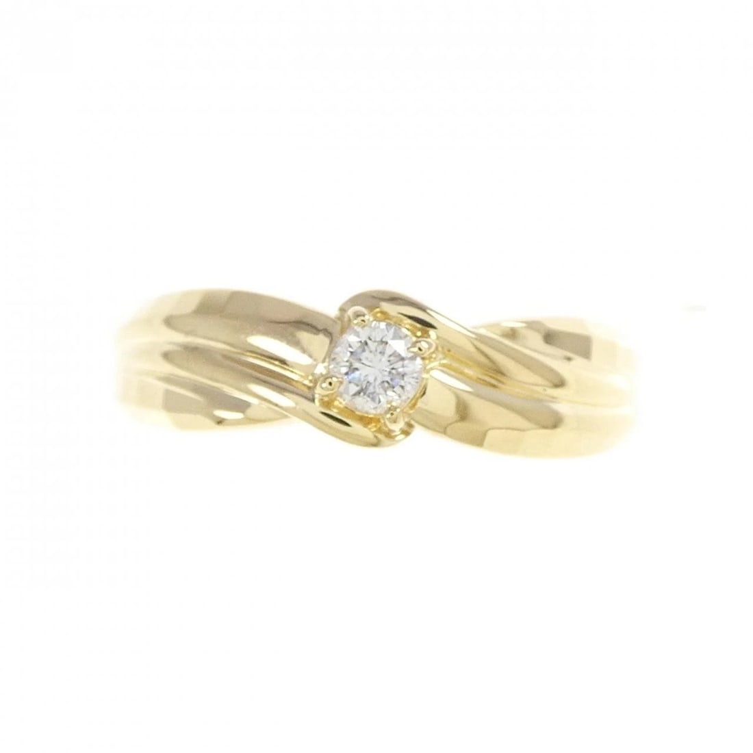 K18YG DIAMOND RING - 2