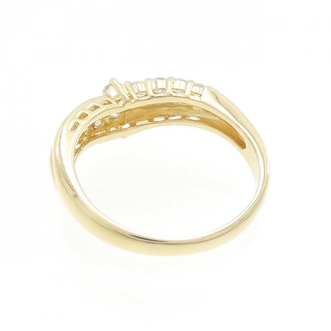K18YG DIAMOND RING - 2