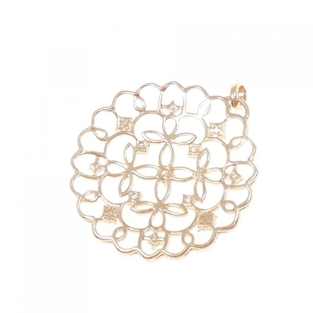 K18PG DIAMOND PENDANT - 2