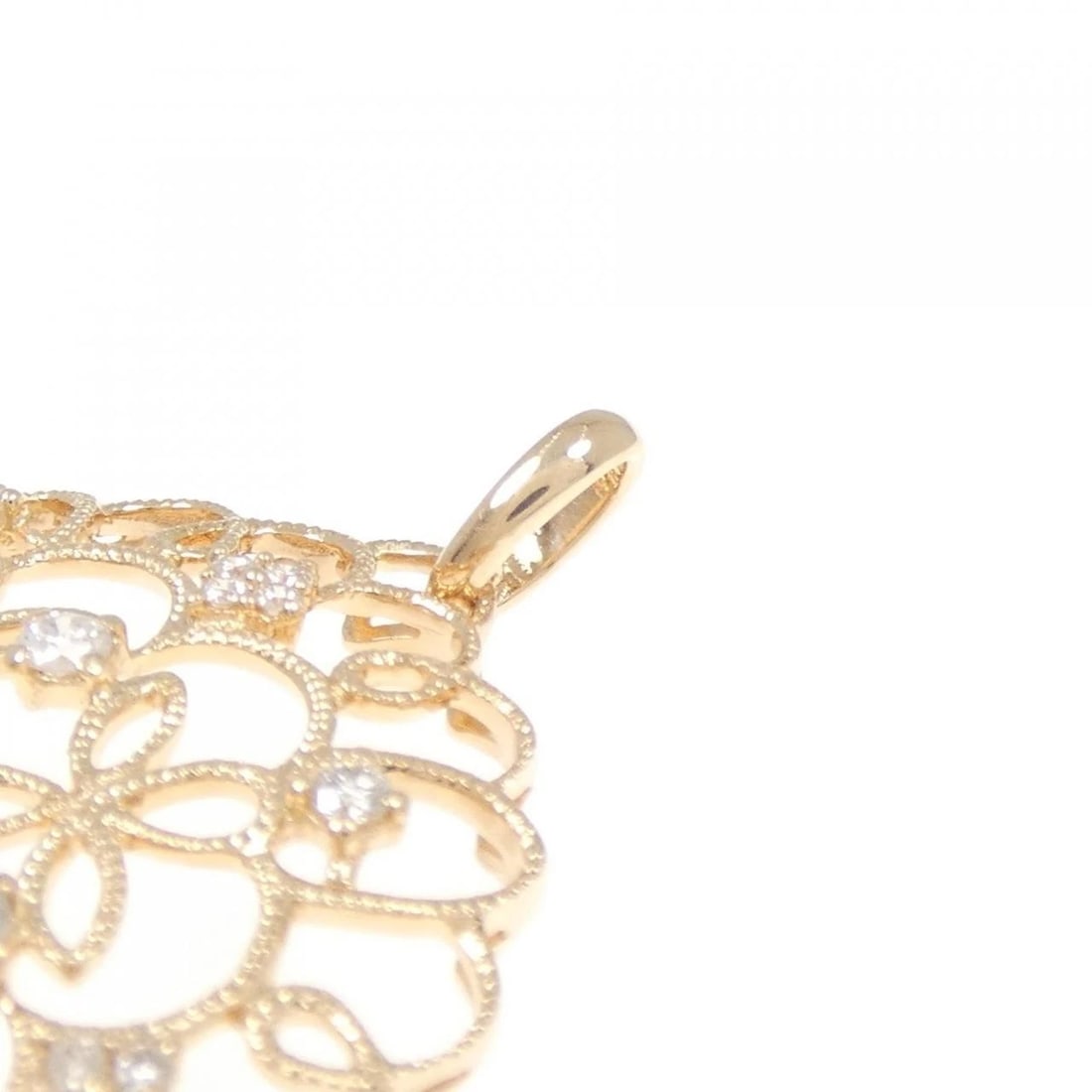 K18PG DIAMOND PENDANT - 3
