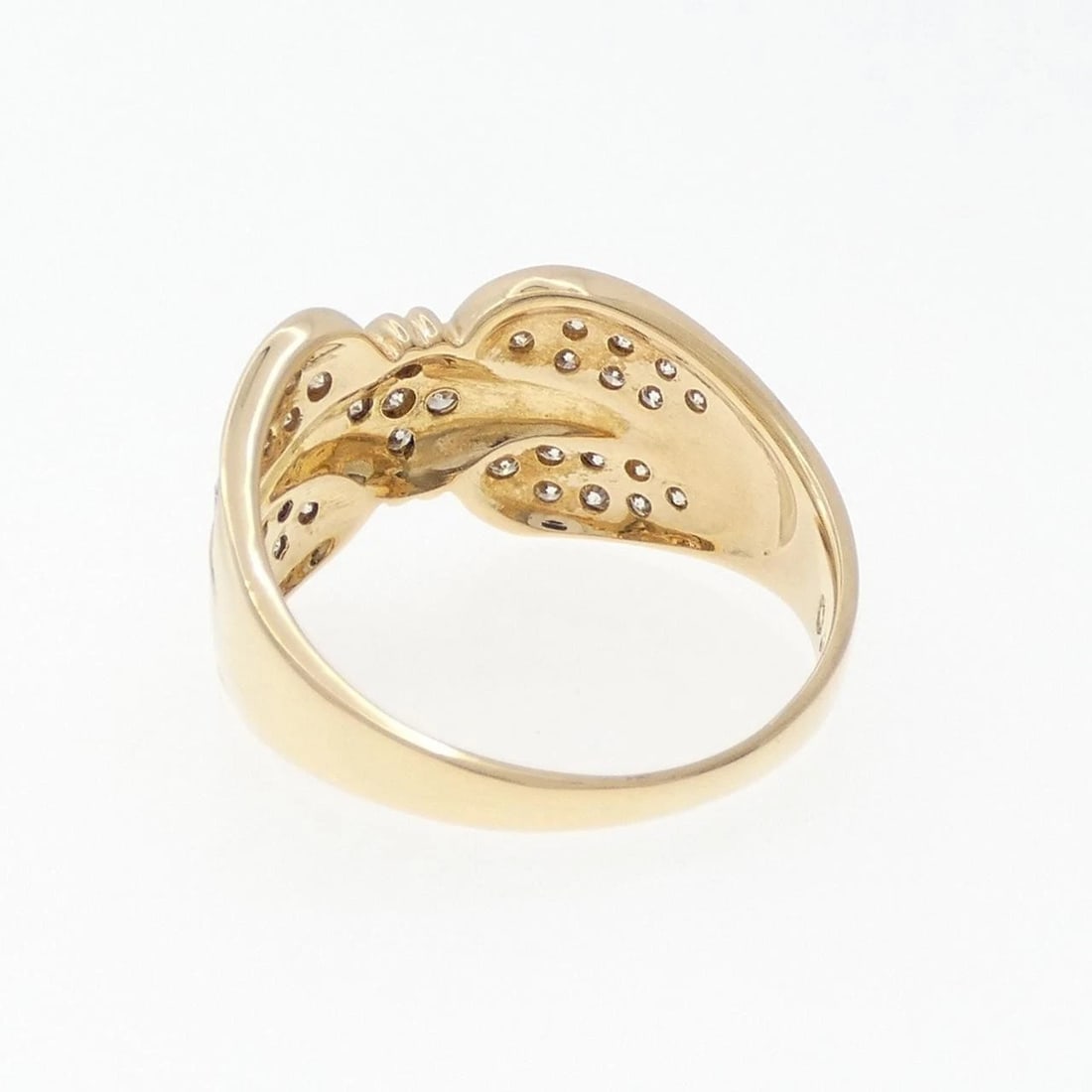 K18YG DIAMOND RING - 2