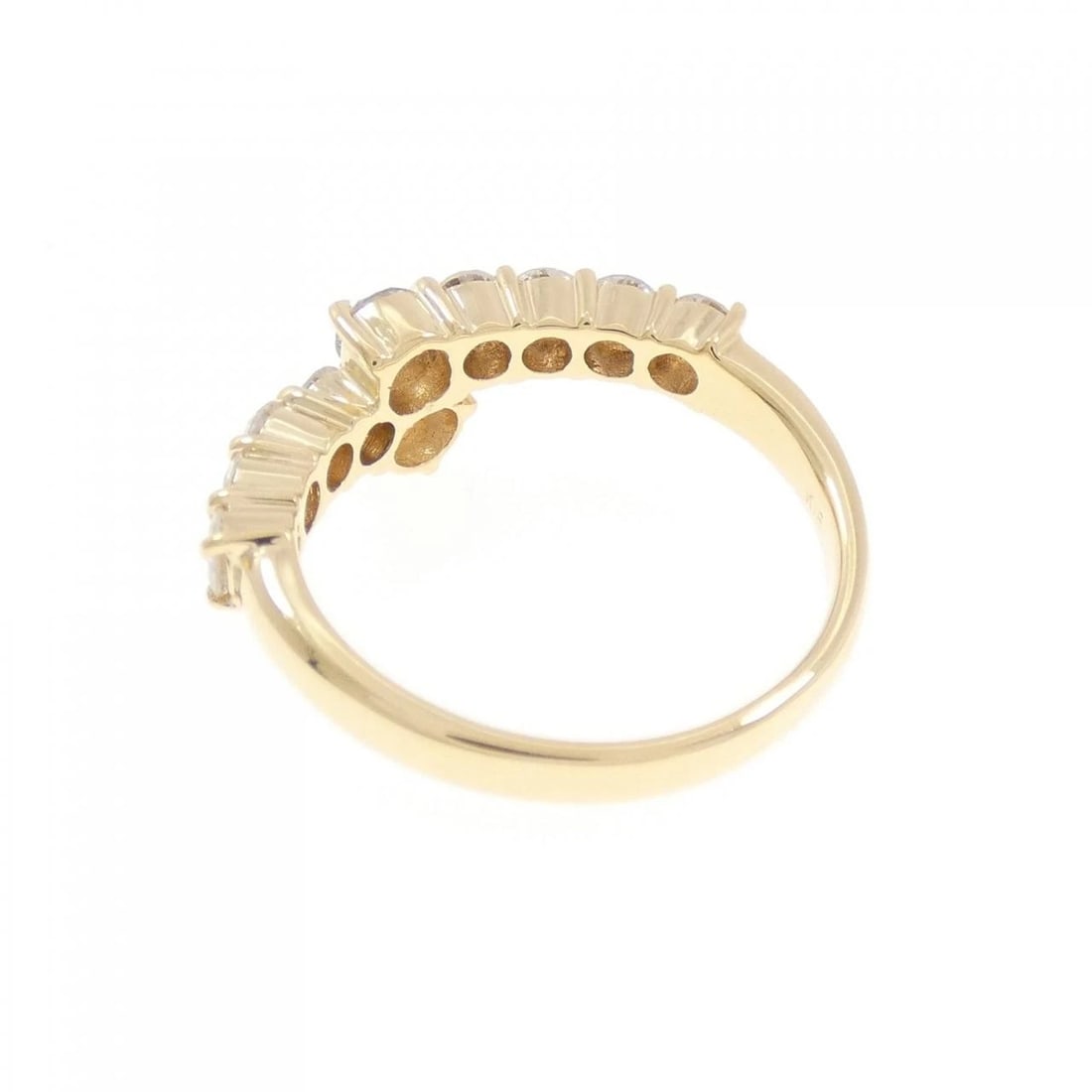 K18YG DIAMOND RING - 3