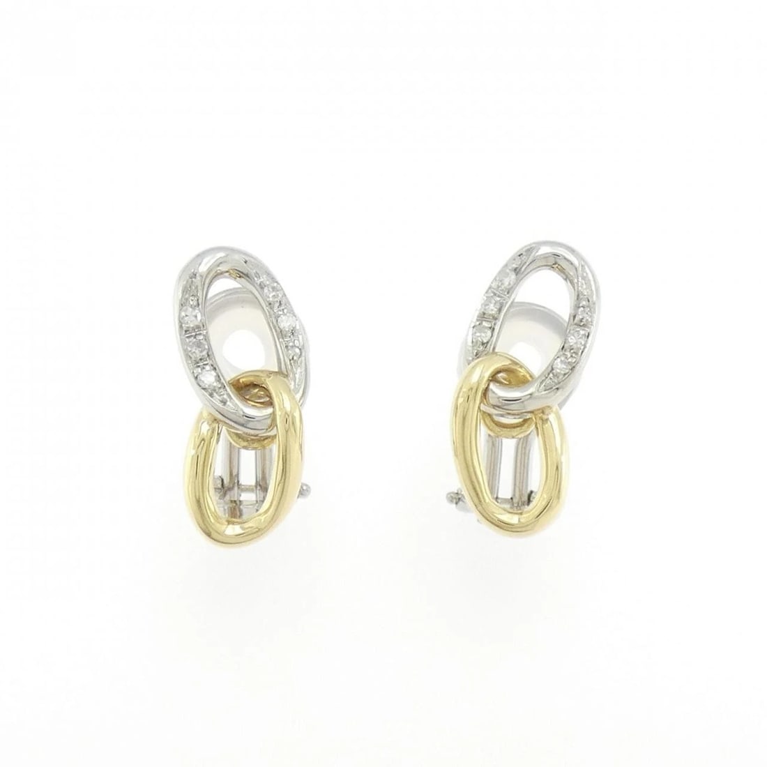 750YG/750WG DIAMOND EARRINGS (1 of 3)