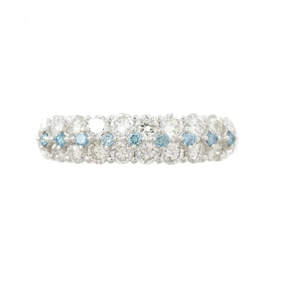 PT900 DIAMOND RING: PT900 Diamond Ring Brand: Unbranded Type: Diamond Ring Material: PT900, Main Stone/Creation Natural Color: SILVER Size: US6 1/4 Accessories: None Accessories Notice: When purchasing pre-owned goods,