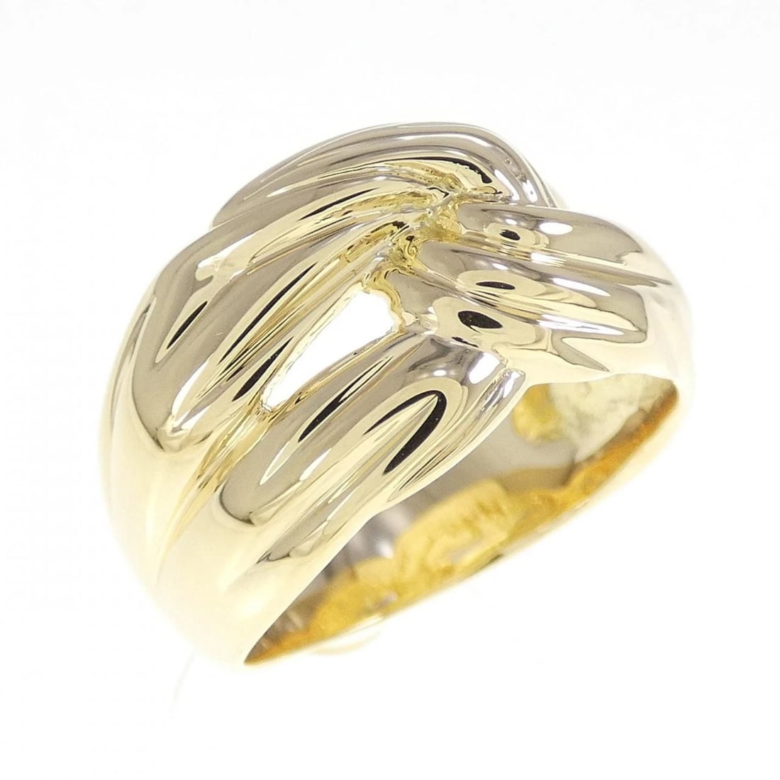 K18YG RING: K18YG ring Brand: Unbranded Type: ring Material: K18YG, Color: Yellow gold Size: US5 3/4 Accessories: None Accessories Notice: When purchasing pre-owned goods, please refer to the photos o