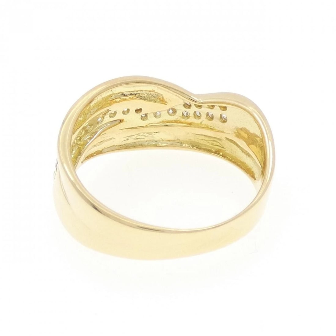 K18YG DIAMOND RING - 3