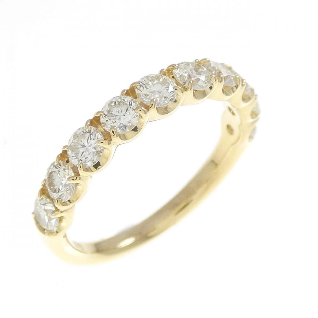 K18YG DIAMOND RING: K18YG Diamond Ring Brand: Unbranded Type: Diamond Ring Material: K18YG, Main Stone/Creation Natural Color: Yellow gold Size: US6 1/4 Accessories: None Accessories Notice: When purchasing p