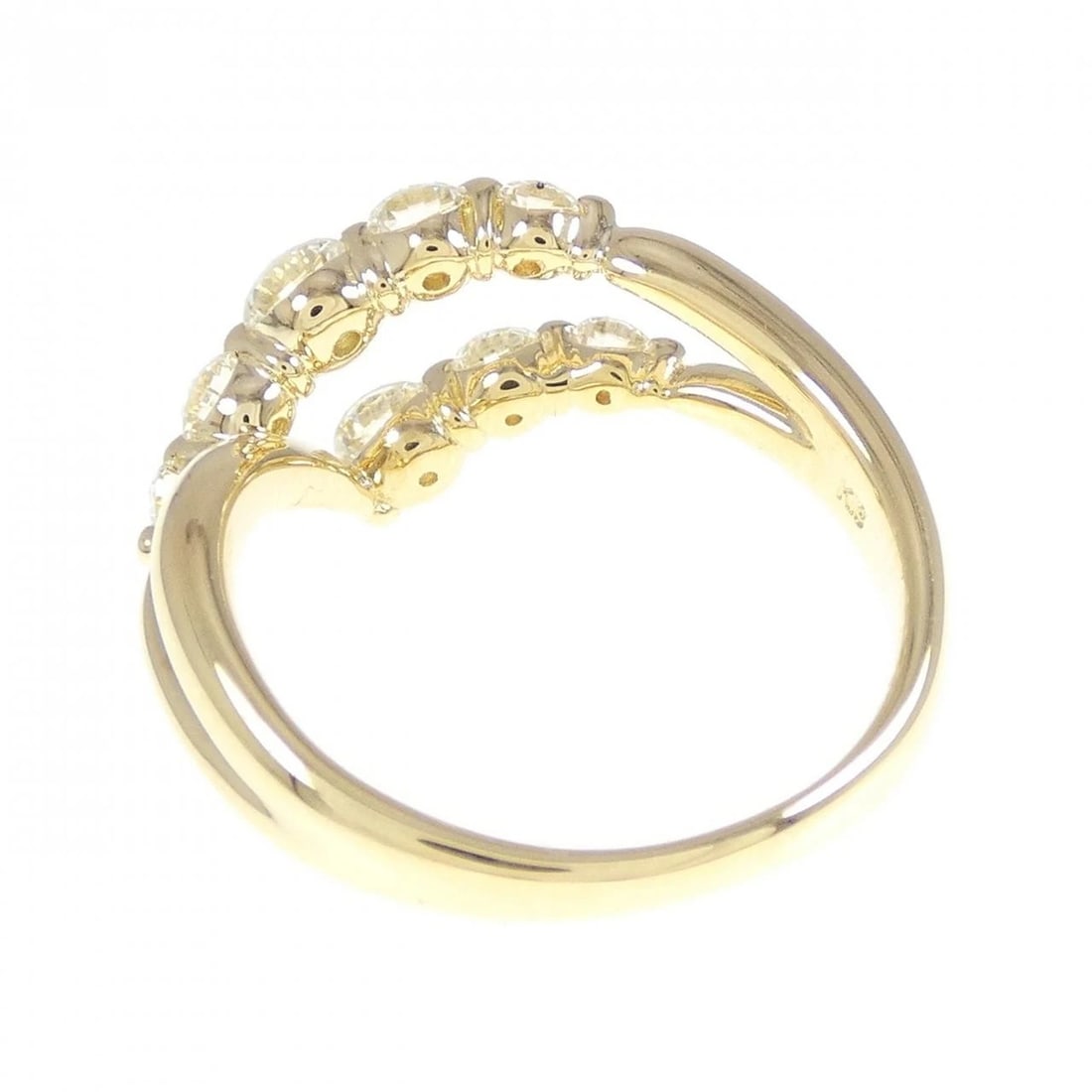 K18YG DIAMOND RING - 2