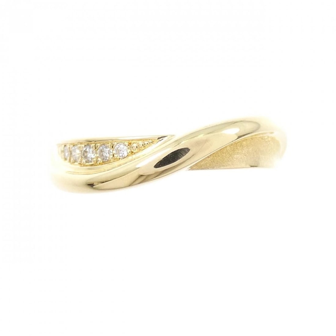 K18YG DIAMOND RING - 2