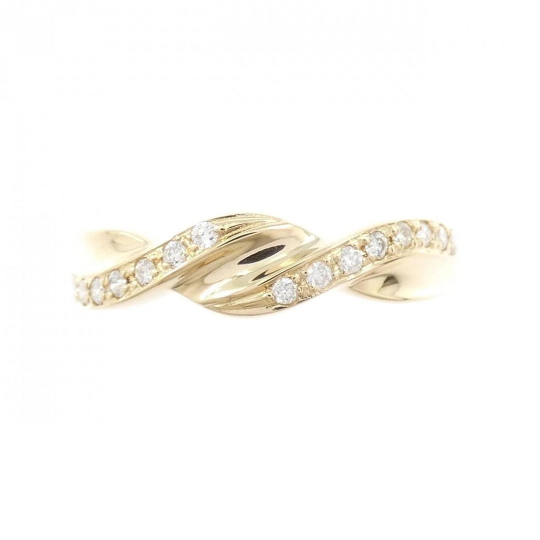 K18YG DIAMOND RING - 2