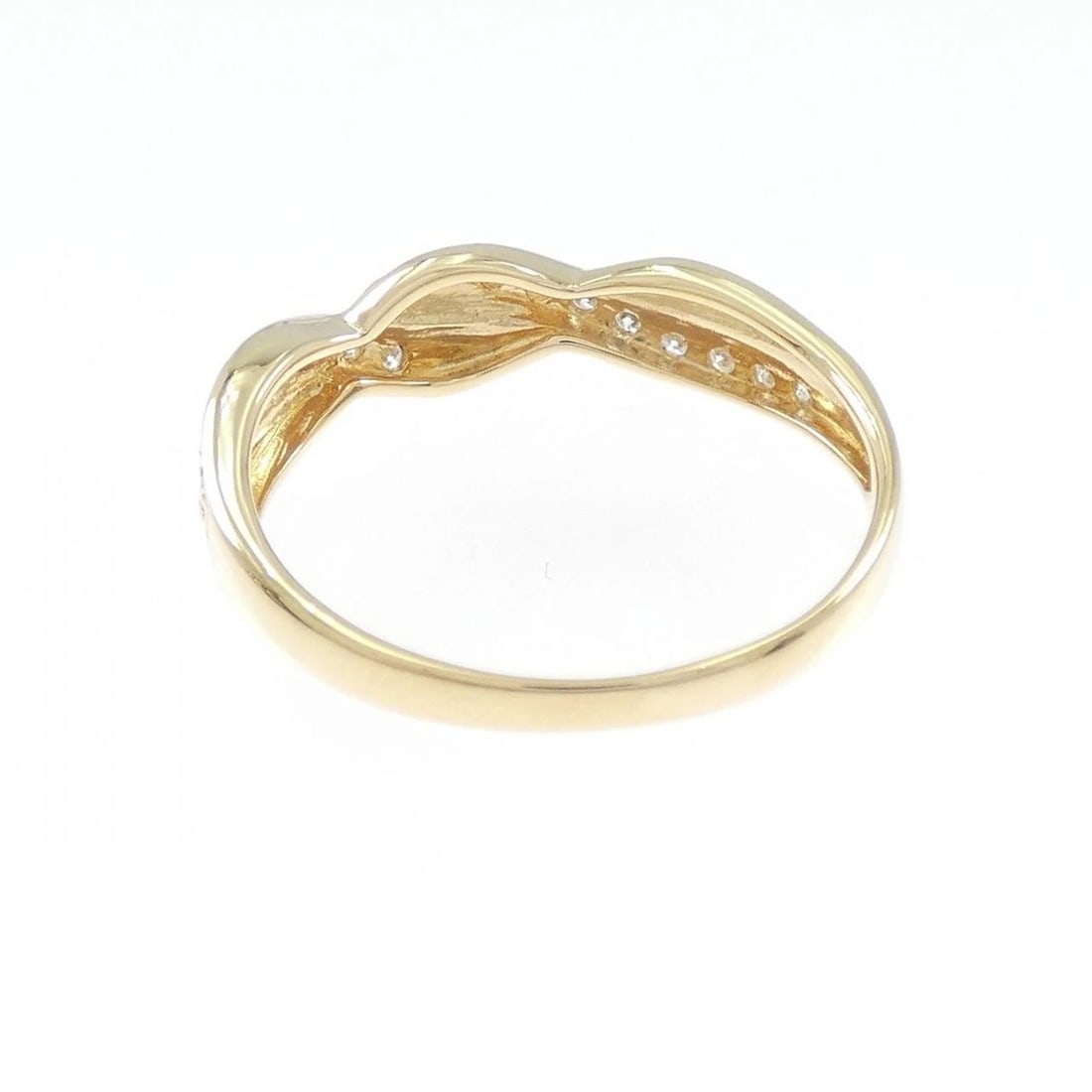 K18YG DIAMOND RING - 3