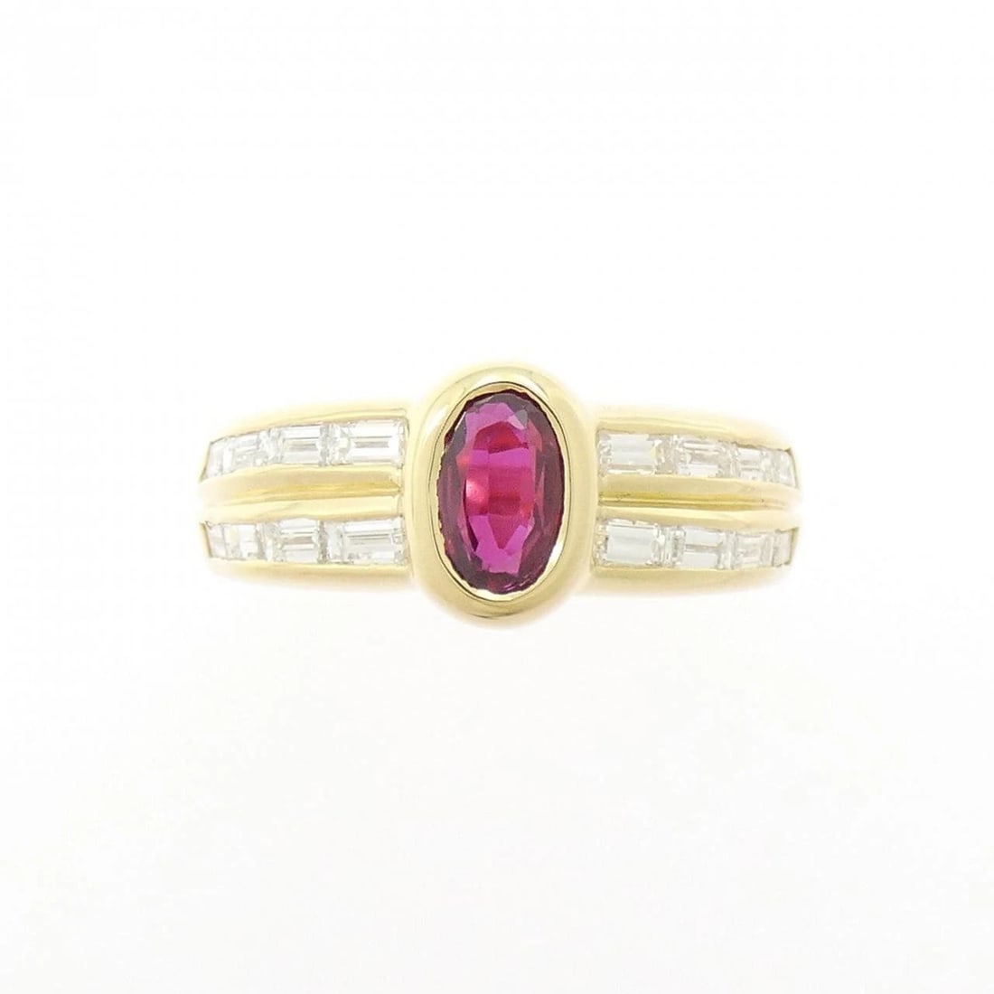 750YG RUBY RING - 2