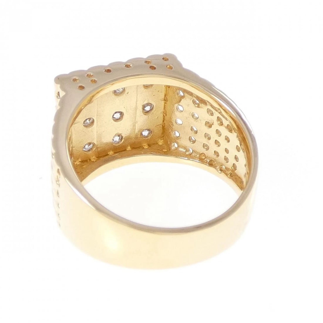K18YG DIAMOND RING - 3