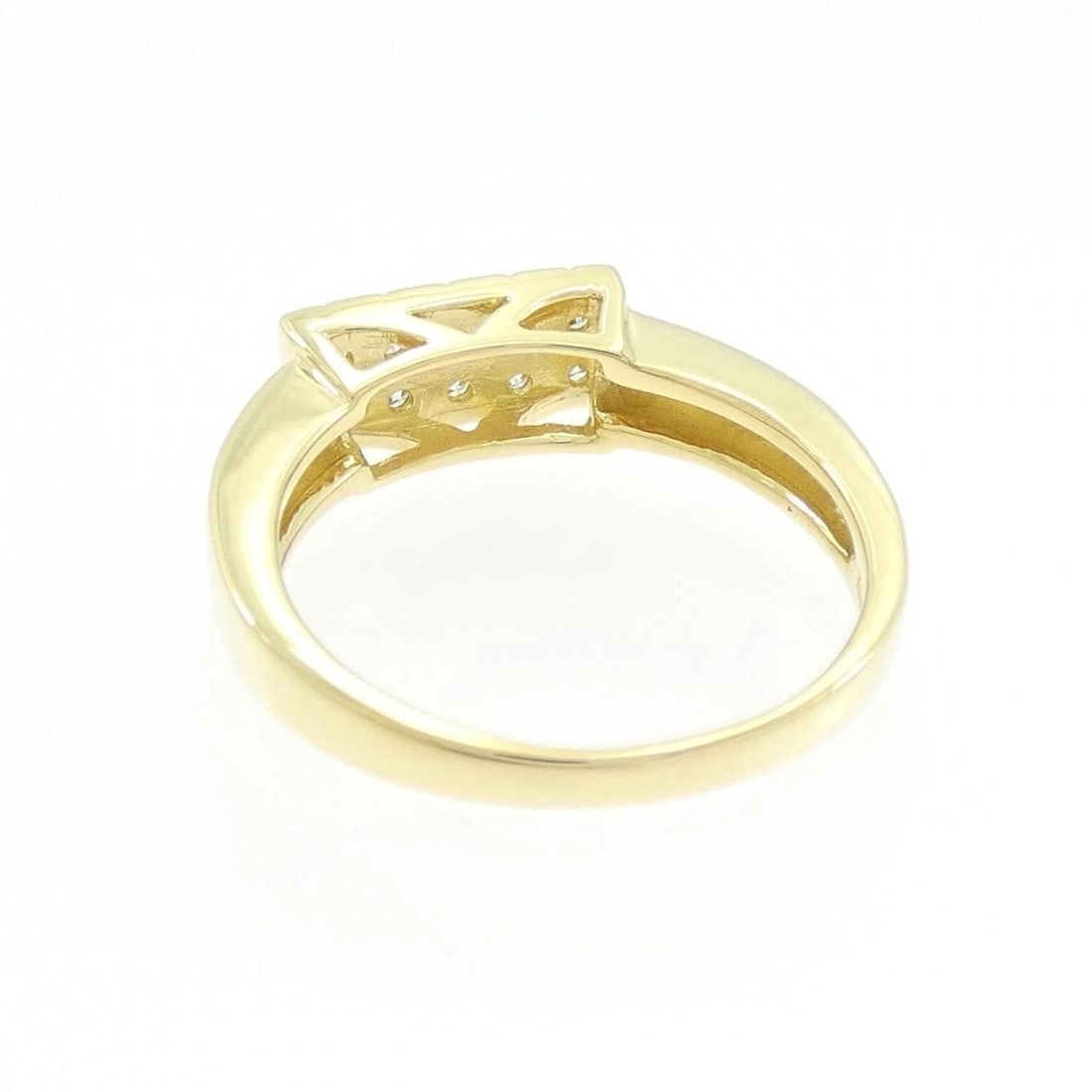 K18YG DIAMOND RING - 2
