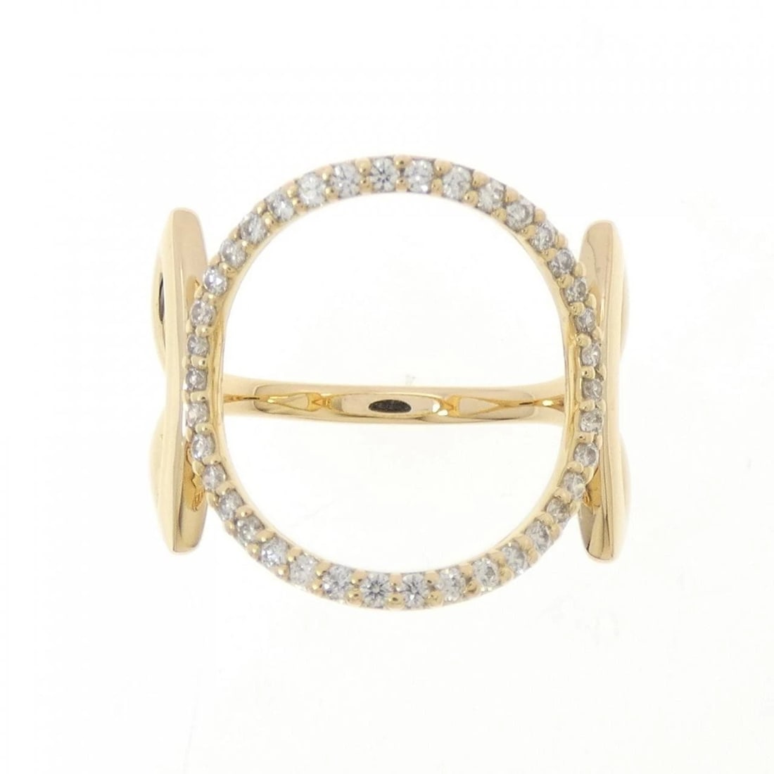 K18YG DIAMOND RING - 2