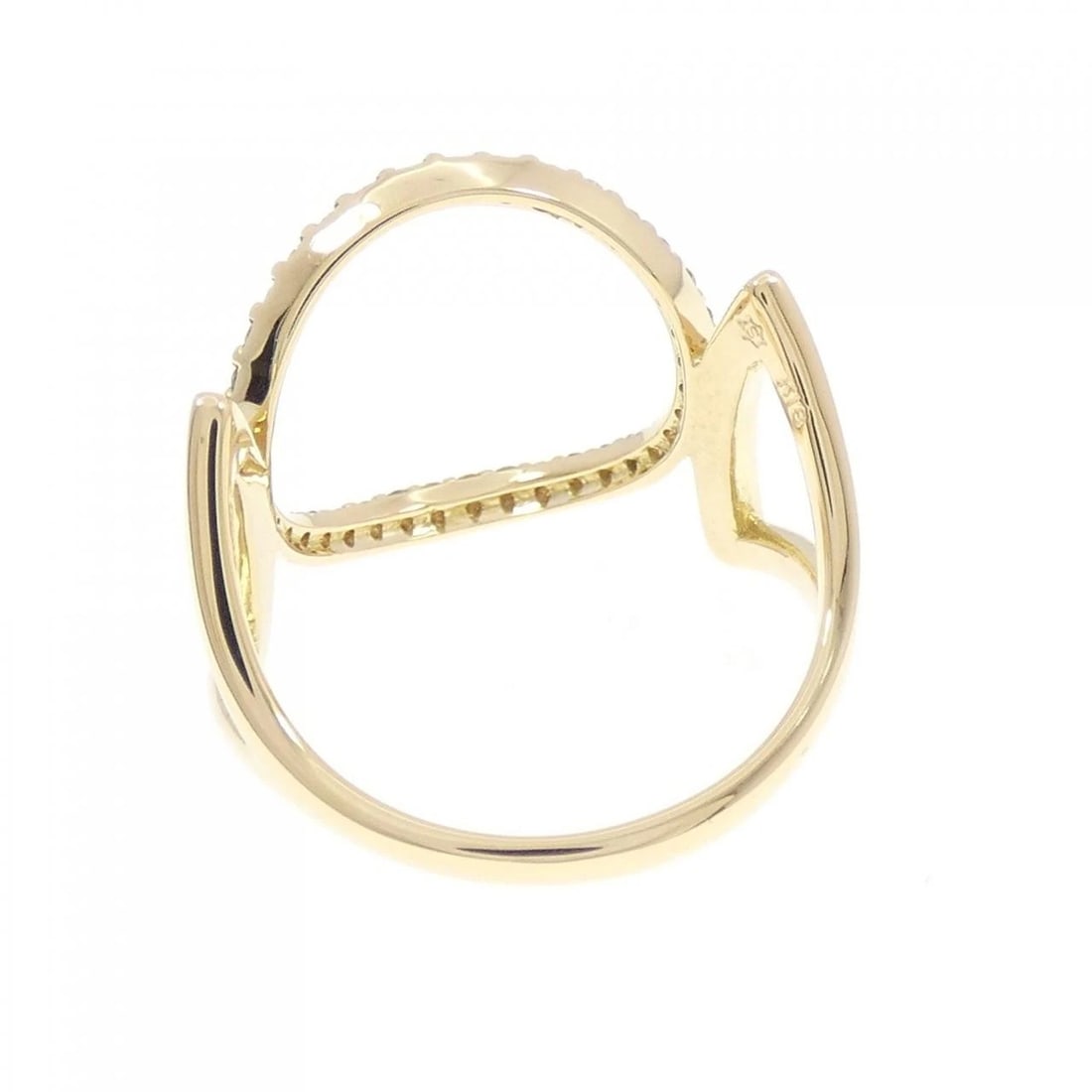 K18YG DIAMOND RING - 3