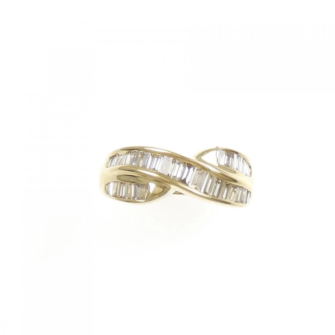 K18YG DIAMOND RING - 2